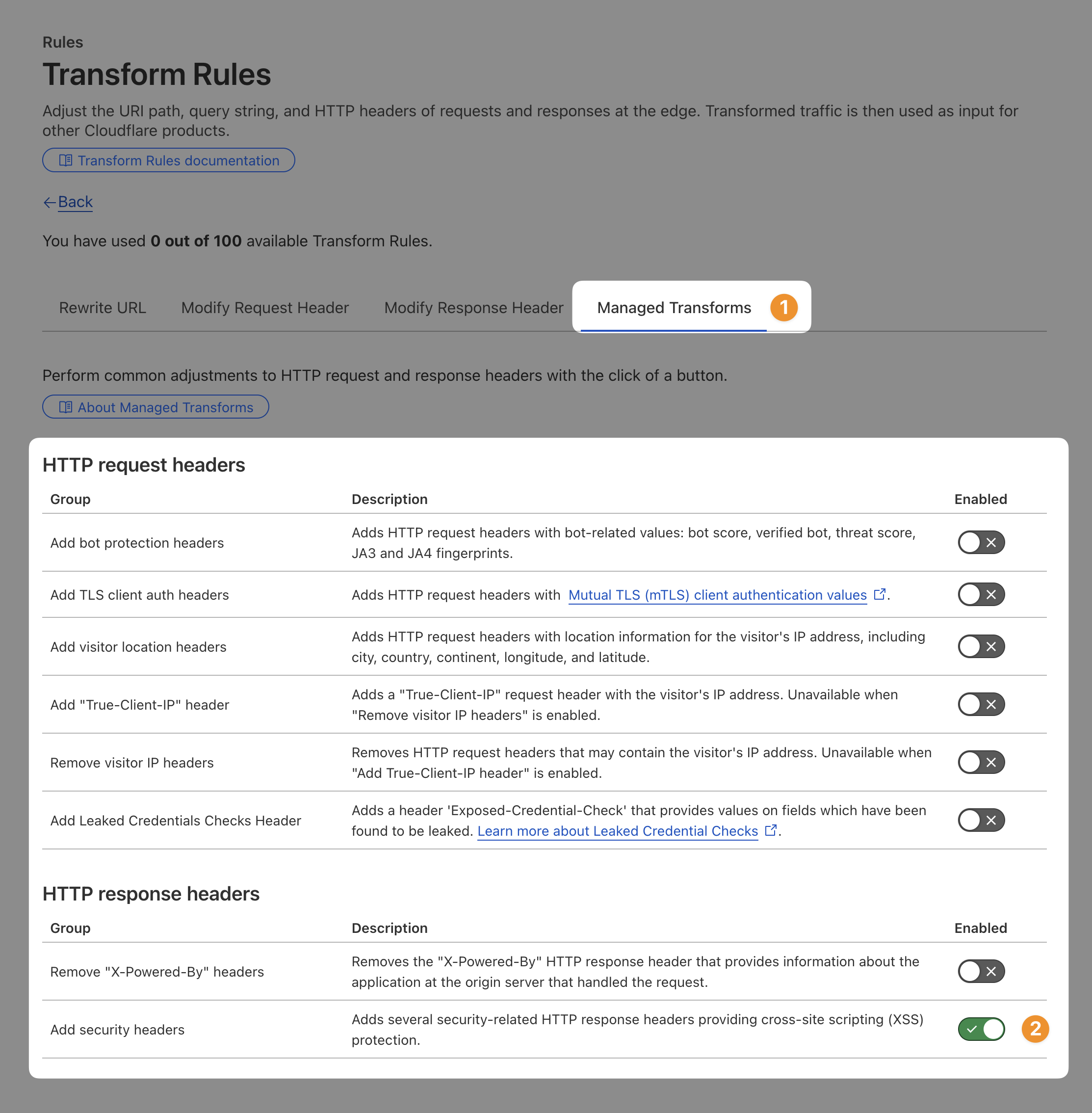 Add security headers 활성화