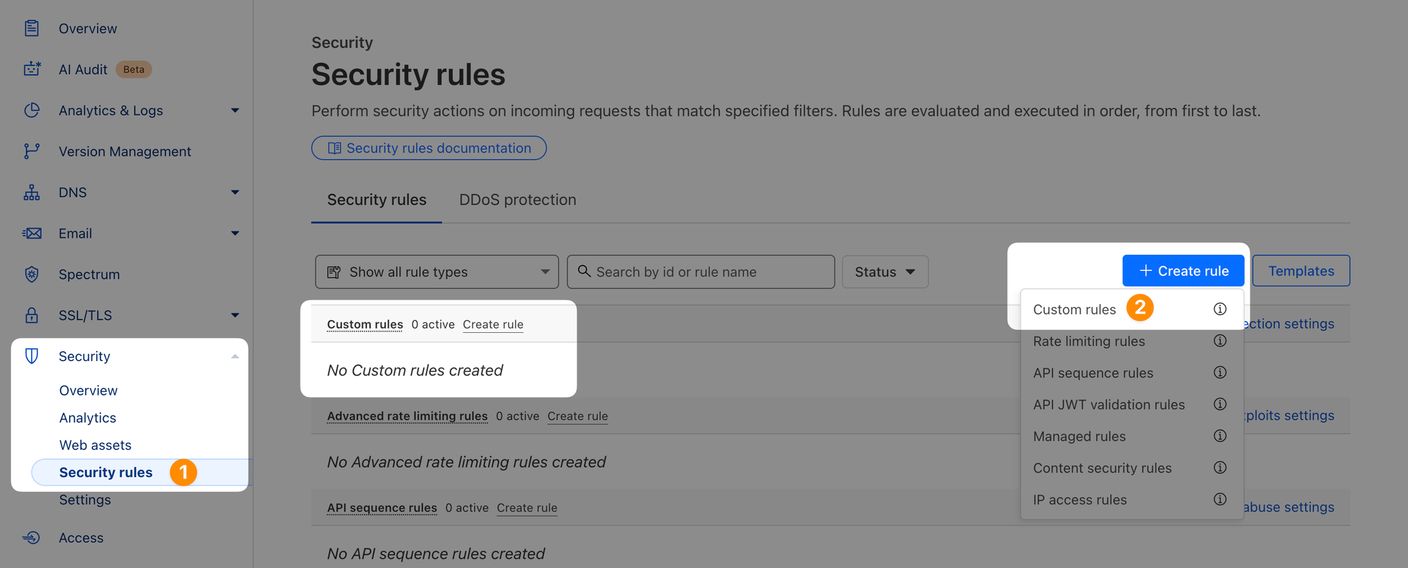 Custom Rule 생성